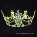 Cabelo acessórios de jóias de cabelo coroas vintage e brincos de cruz banhado a ouro jóias por atacado coroas e tiaras